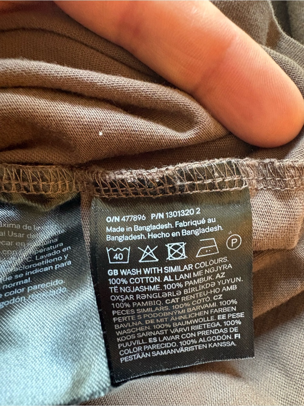 H&M Brown Long Sleeve Women's Tee - Picture 2 of 3